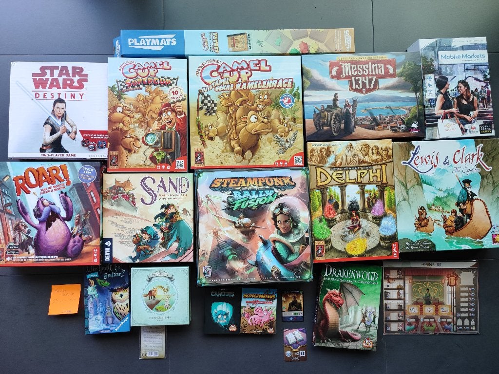 Camel Up bundel, Sand, Steampunk Rally KS en meer, Een of twee spelers, Ophalen, Zo goed als nieuw