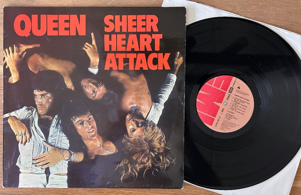QUEEN - Sheer heart attack ( orig. '73 LP; EX/EX ), Cd's en Dvd's, Vinyl | Rock, LP, Verzenden, Originele persing, Zo goed als nieuw