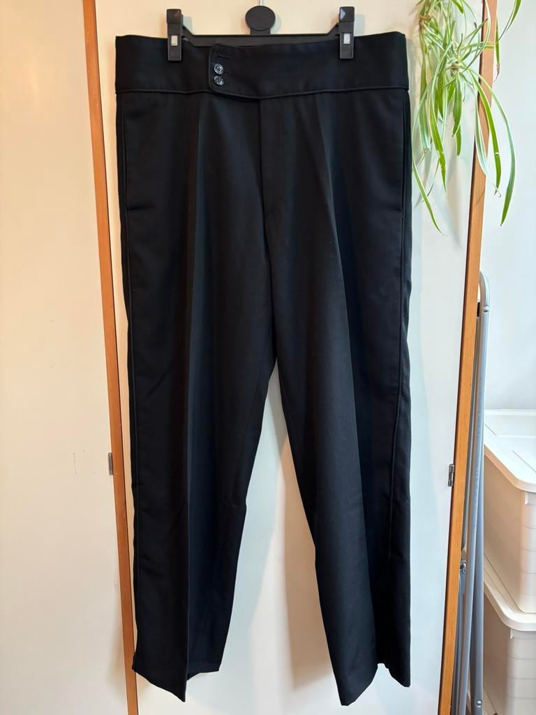 Zwarte broek Dries van Noten, Kleding | Heren, Ophalen of Verzenden, Zo goed als nieuw, Maat 48/50 (M), Zwart