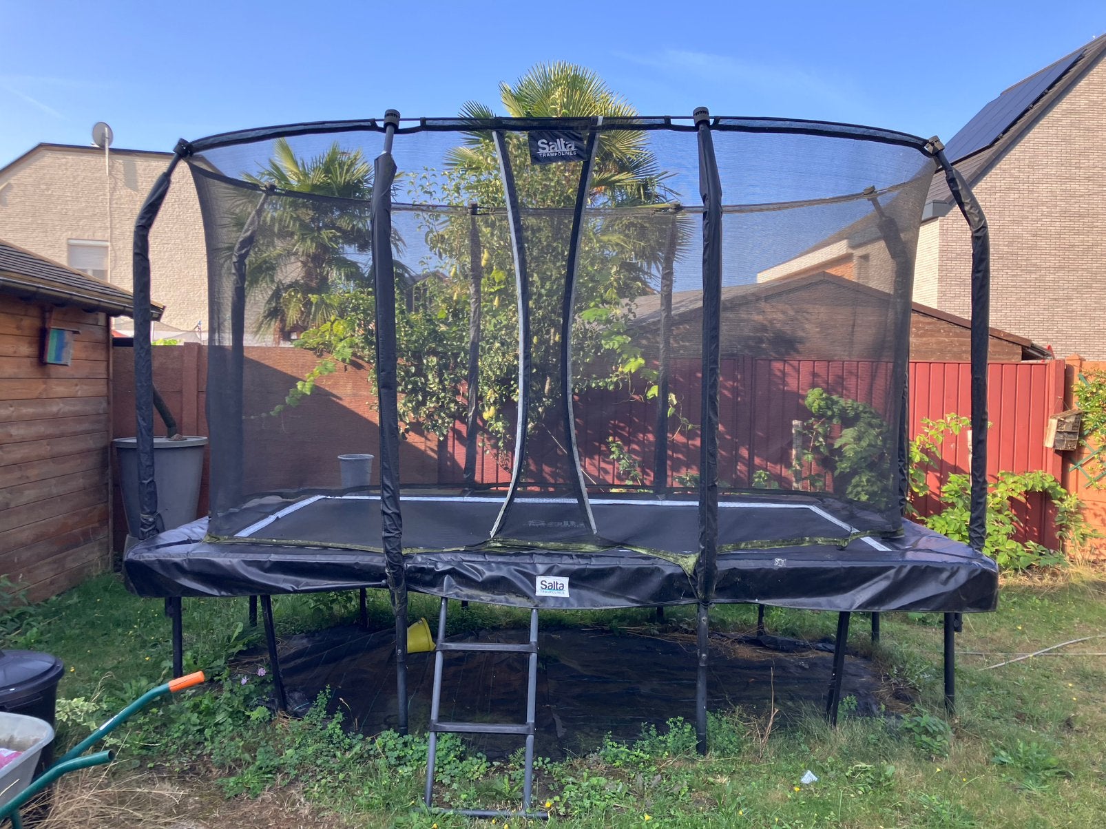 Rechthoekige trampoline van salta, Kinderen en Baby's, Ophalen, Gebruikt