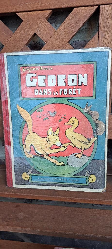 Gedeon Benjamin Rabier, Une BD, Enlèvement, Utilisé, Benjamin rabier