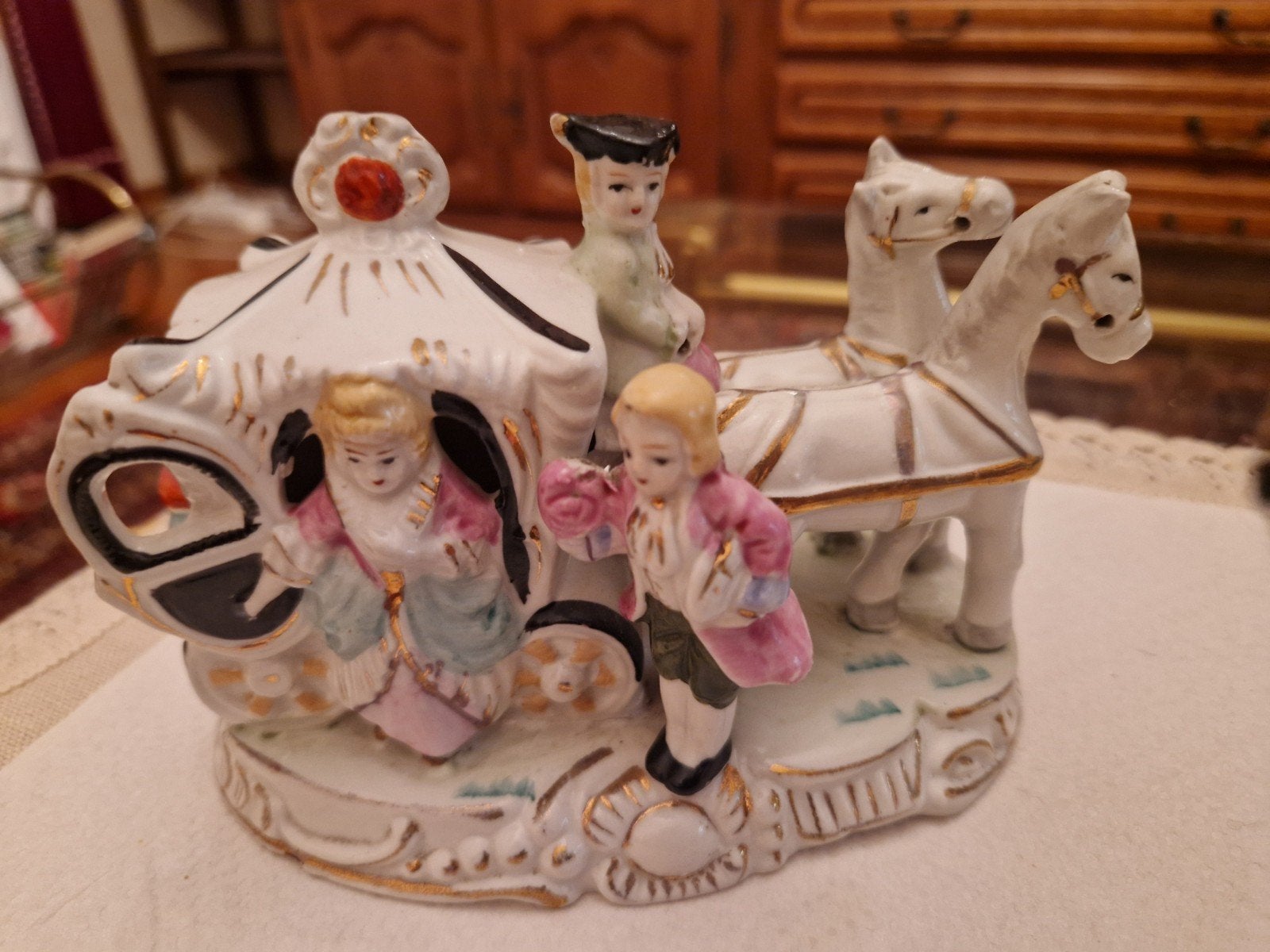 Figurine Porcelaine Vintage, Antiquités & Art, Enlèvement
