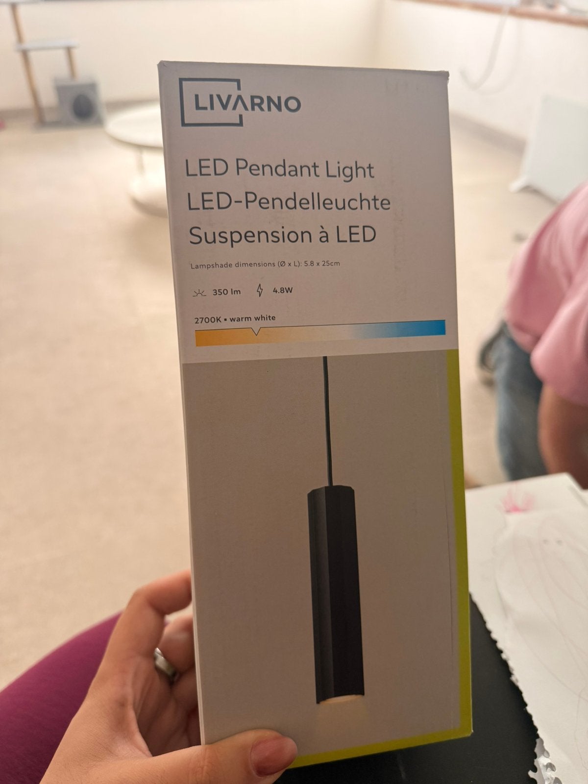 Suspension à LED LIVARNO, Maison & Meubles, Enlèvement, Neuf