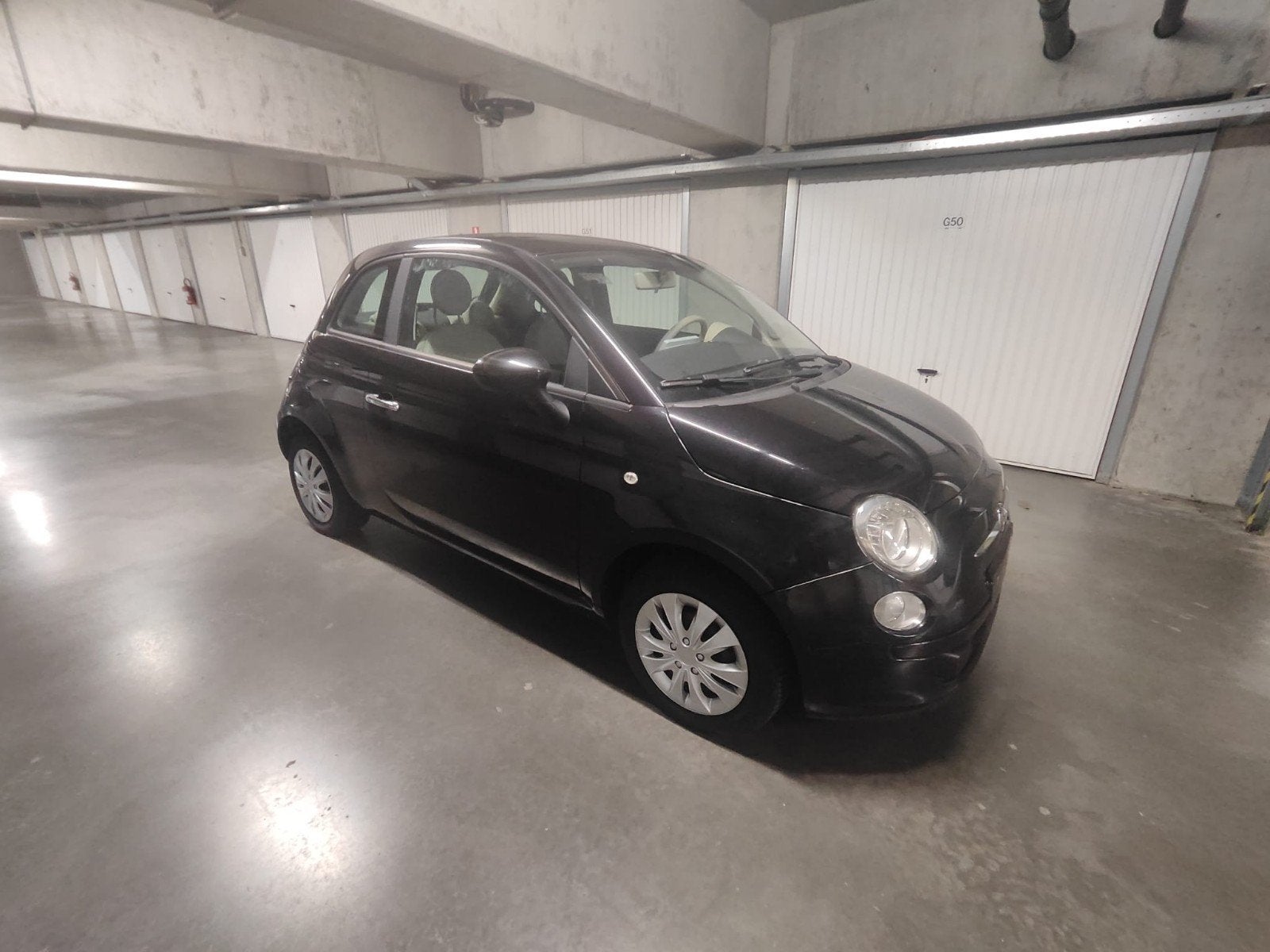 Fiat 500 benzine gekeurd voor verkoop, Auto's, Euro 5, Beige, 4 cilinders, Alcantara
