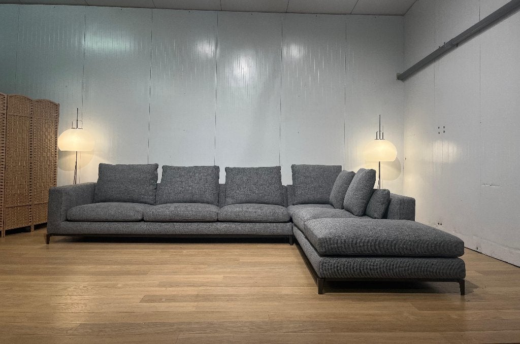 NEUF Minotti Andersen Canapé d’angle PN €25000 + GARANTIE, Neuf, 150 cm ou plus, Quatre personnes ou plus, Tissus