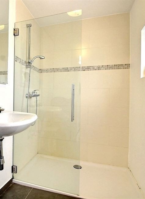 Douche italienne occasion, complète avec bac et paroi fixe, Enlèvement, Utilisé, Avec douche