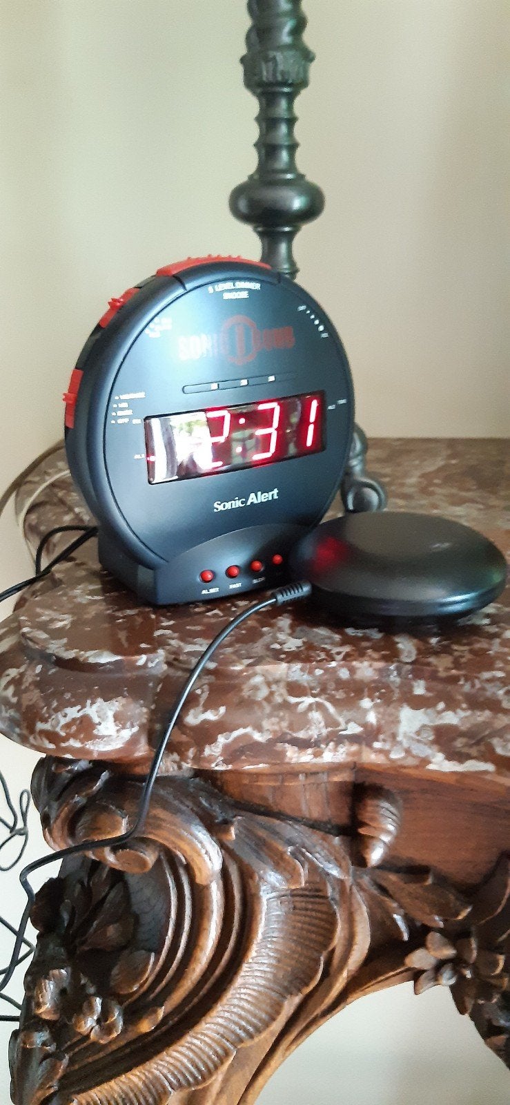 Wekker voor slechthorenden, Verzenden, Zo goed als nieuw, Digitaal