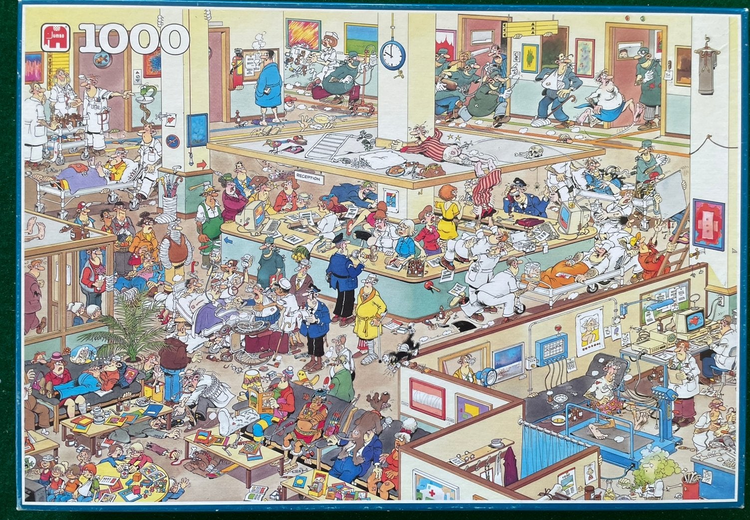 Jan van Haasteren 1000 stukjes - Van Harte Beterschap, Hobby en Vrije tijd, Denksport en Puzzels, Ophalen of Verzenden, Gebruikt
