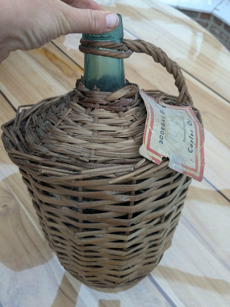 demijohn/mandfles/garrafón, Ophalen