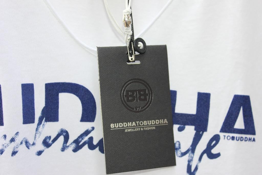100 T-SHIRTS BUDDHA TO BUDDHA AVEC BRACELET EN ARGENT, Enlèvement, Textile