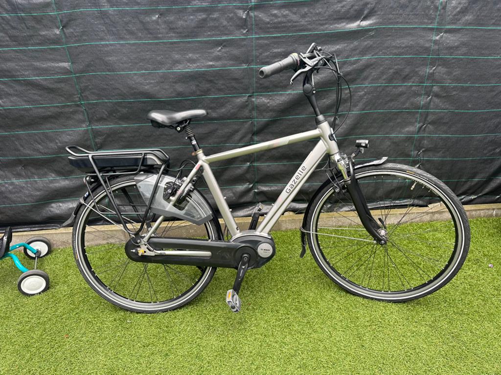 Elektrische herenfiets gazelle, Fietsen en Brommers, Elektrische fietsen, Ophalen, Zo goed als nieuw, Gazelle
