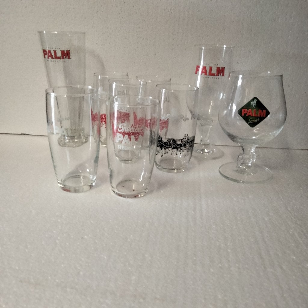 palm glazen, Collections, Enlèvement, Comme neuf, Verre ou Verres, Palm