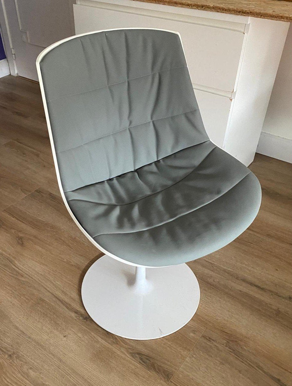 MDF Italia Flow design eetkamerstoel, Huis en Inrichting, Stoelen, Ophalen, Gebruikt, Wit, Eén