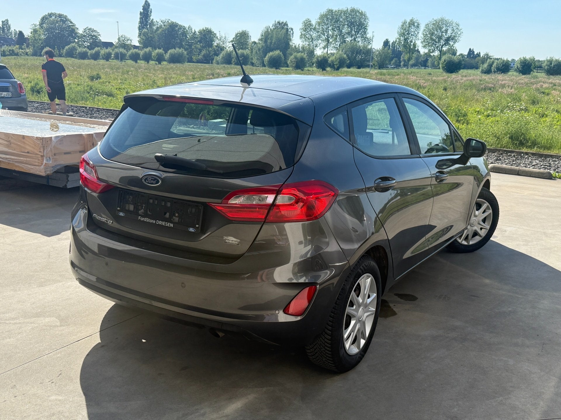 Ford Fiesta, 1.1i, 2019, Carplay, Lane assist, Airco 12M Gar, Autos, Ford, Argent ou Gris, Achat, Euro 6, Entreprise