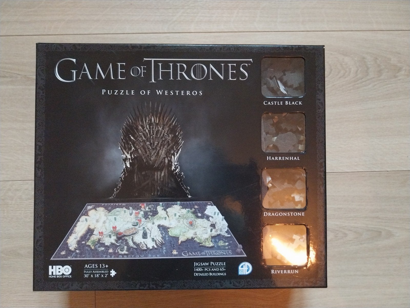 Puzzle Game of Thrones de Westeros (1400 pièces), Enlèvement