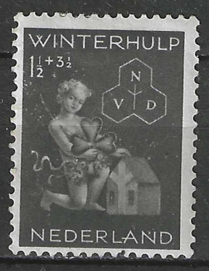 Pays-Bas 1944 - Yvert 413 - Winter Aid (PF), Envoi, Non oblitéré