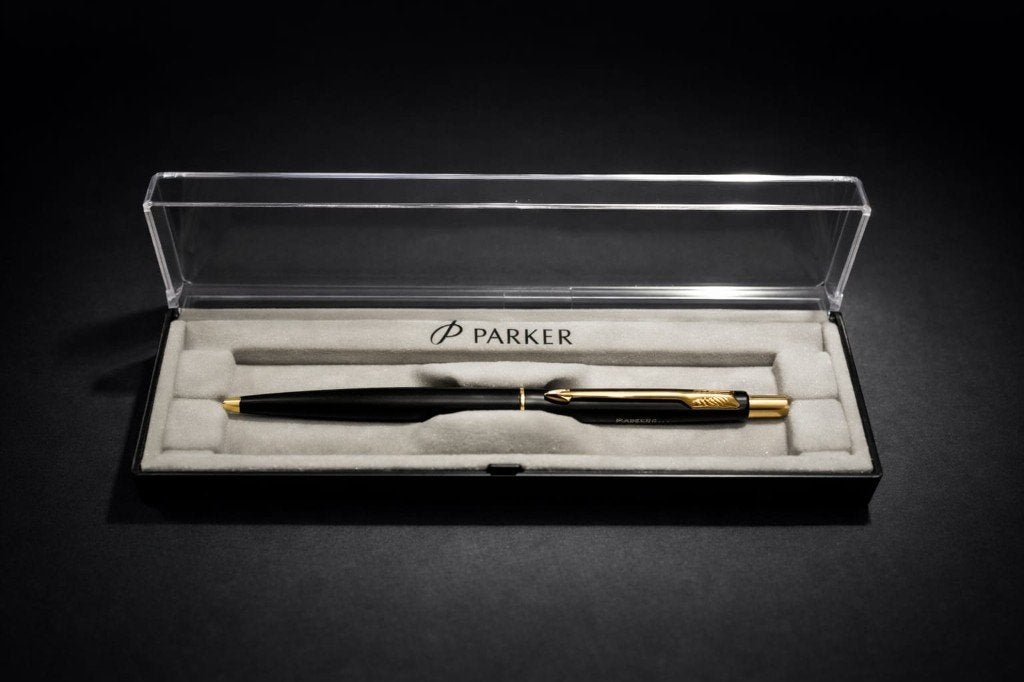 Parker Classic balpen in zwart en goud, Ophalen, Parker, Nieuw, Met doosje