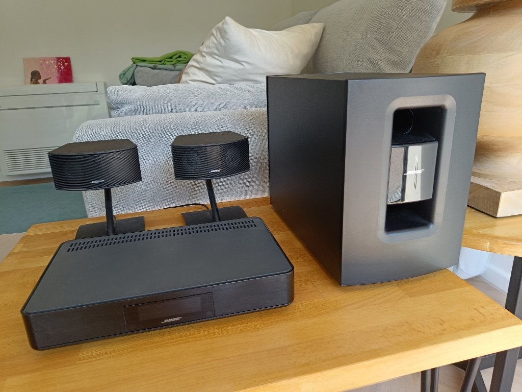 BOSE soundtouch 220 home cinema systeem, Enlèvement, Comme neuf, Système 2.1