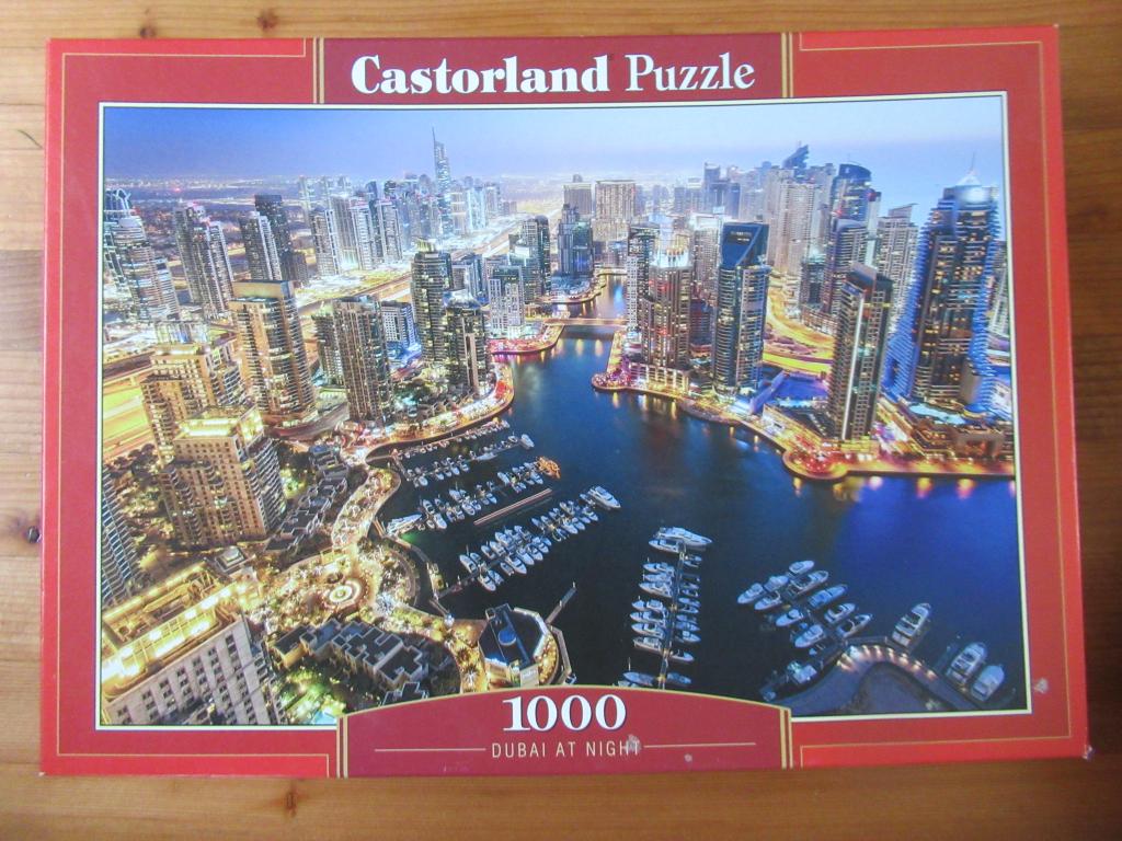Mooie volledige puzzel van Dubai, 1000 stukjes, zgan, Ophalen, 500 t/m 1500 stukjes, Zo goed als nieuw, Legpuzzel