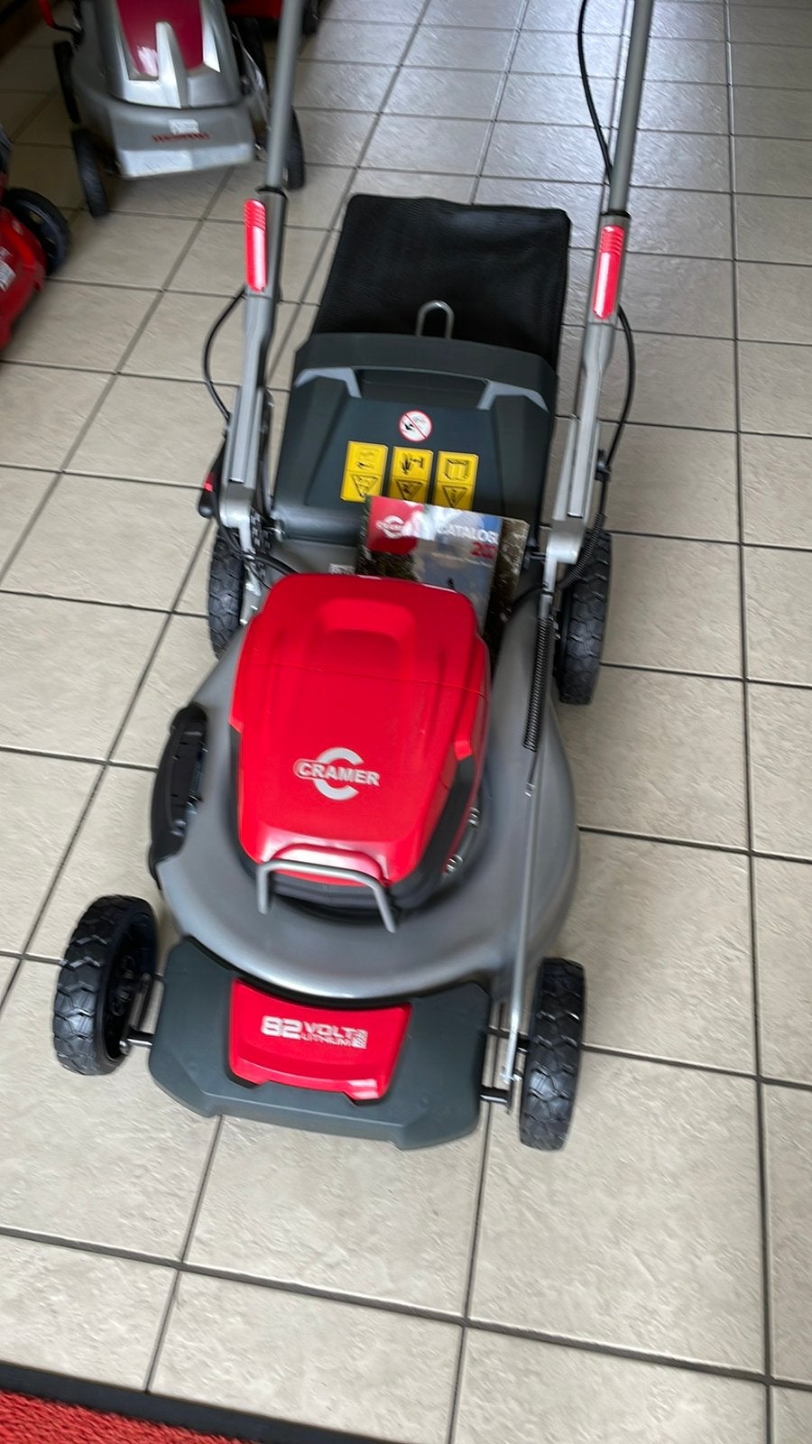 Cramer 82LM51SM accu grasmaaier 82 volt, Neuf, Fonction de mulching, Tondeuses à gazon sur batterie, Tondeuse rotative