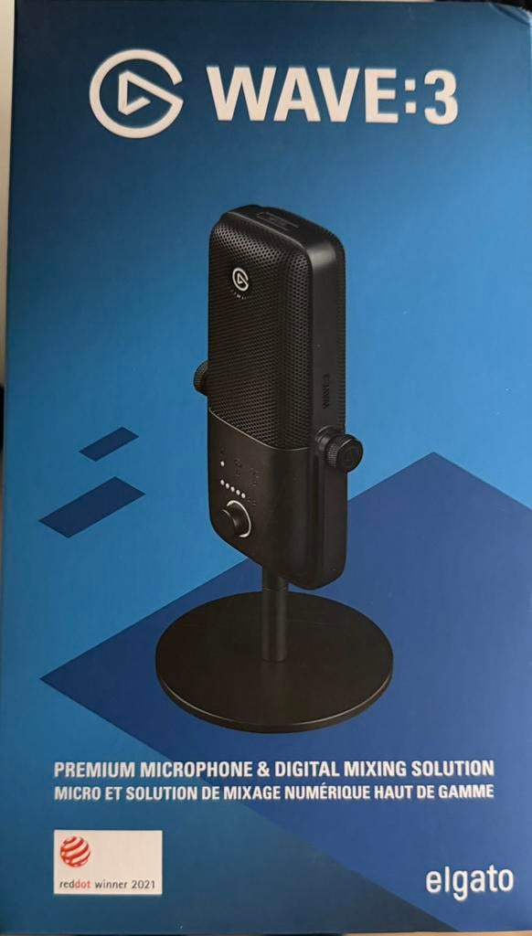 Micro Elgato Wave:3 à vendre – état comme neuf, Enlèvement, Comme neuf