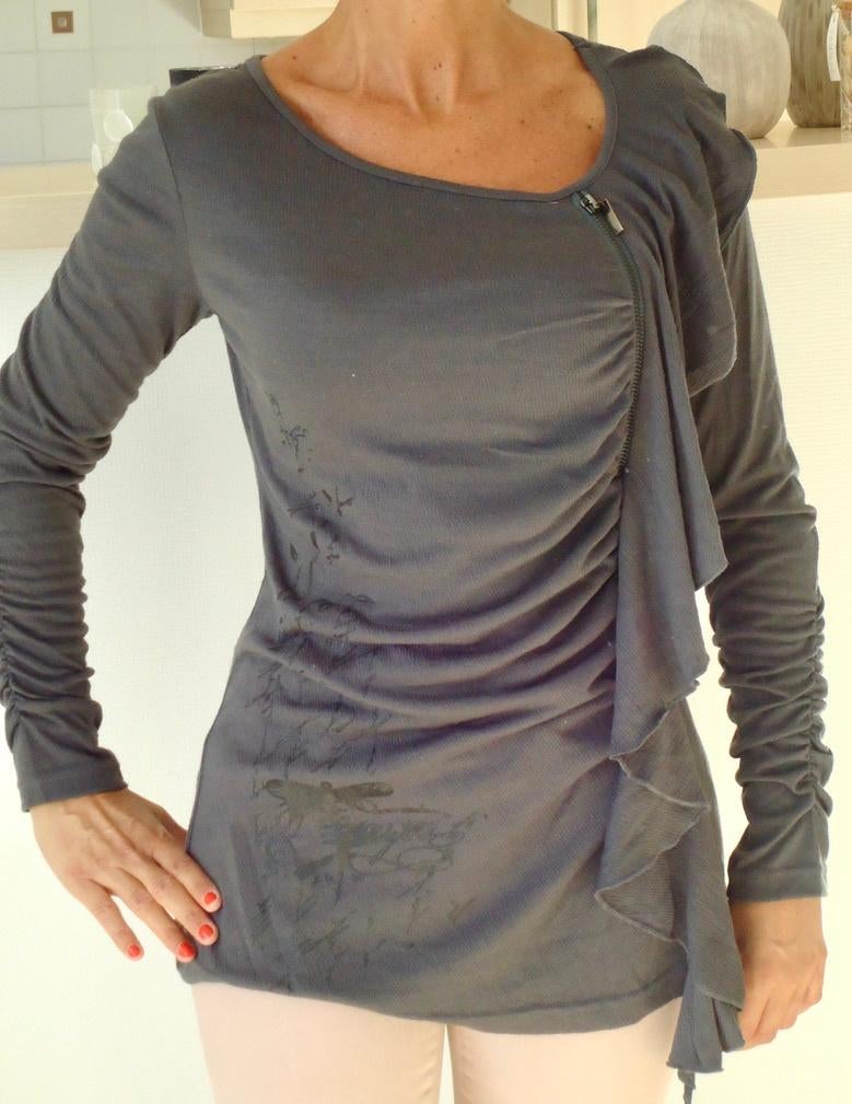 Blouse à manches longues - tirette, Enlèvement ou Envoi, Neuf, Taille 36 (S)