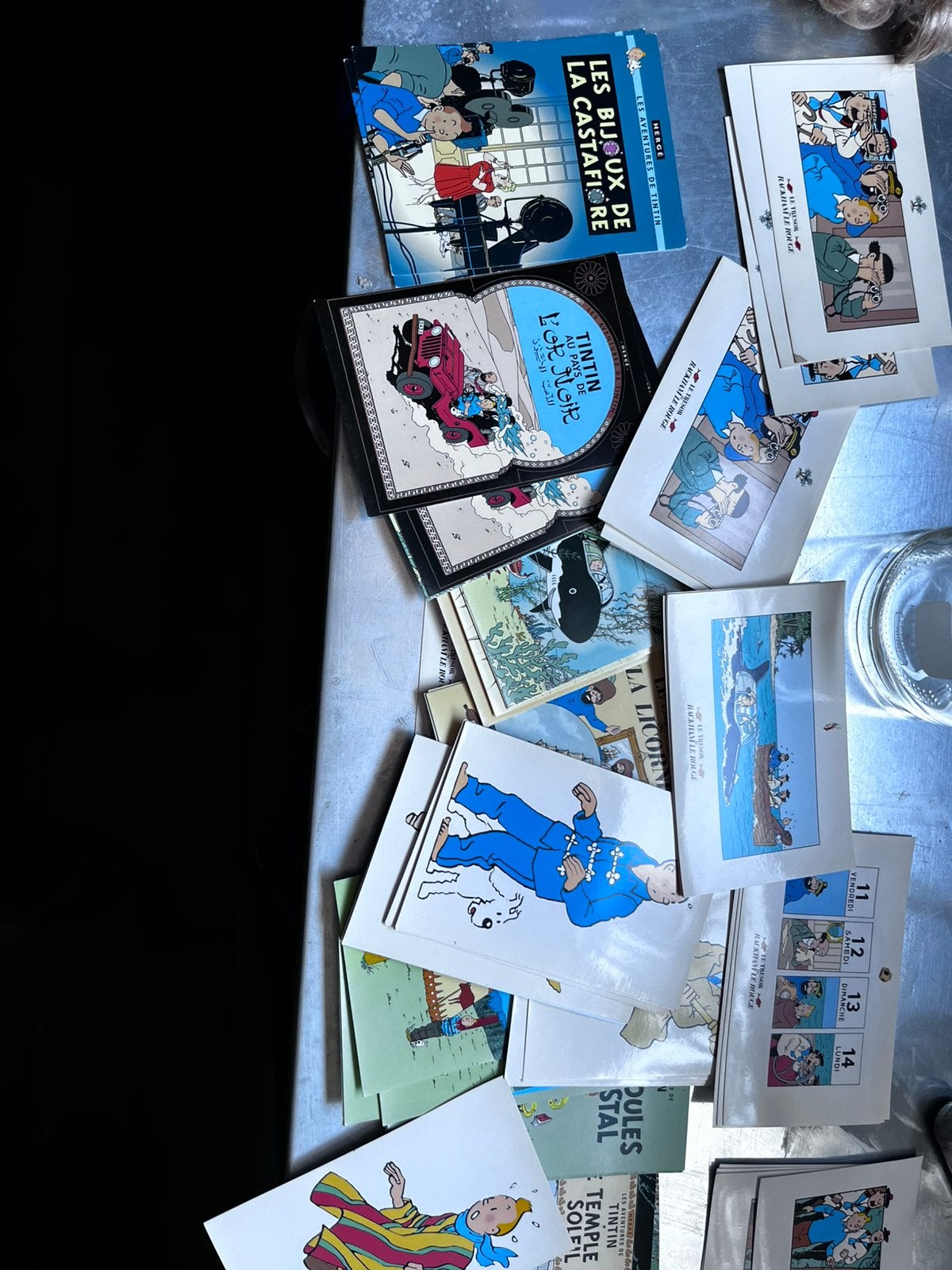 tin tin kaarten, Verzamelen, Supermarktacties, Ophalen