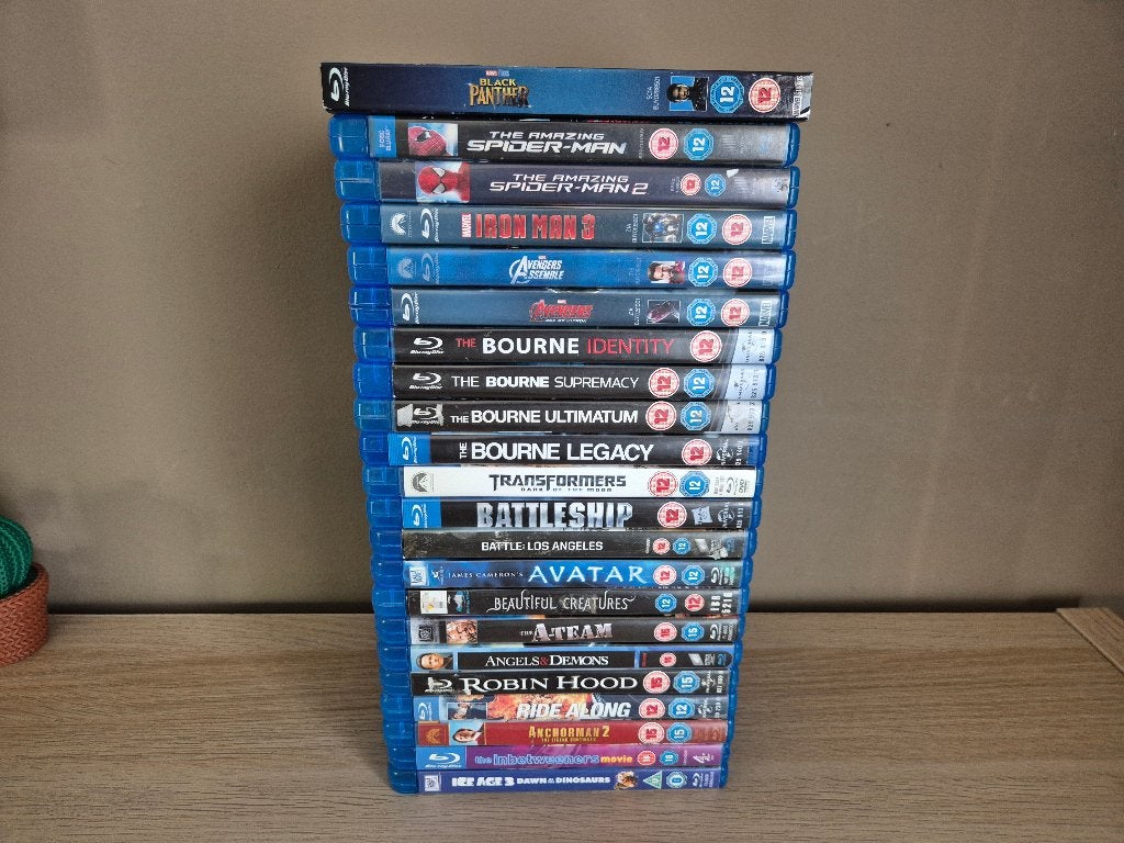 Bundel lot 23x Blu-rays, Gebruikt, Alle leeftijden, Film, Actie