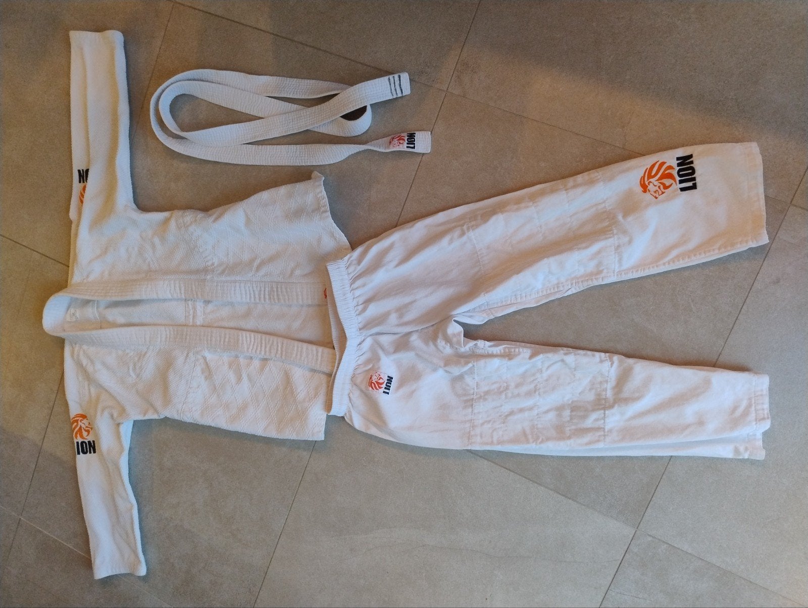 Judo pak Lion Rei maat 140, Enlèvement, Judo