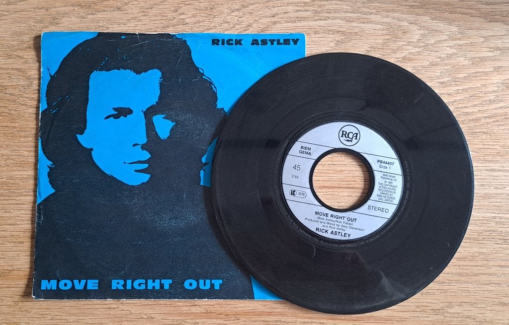 Rick Astley - Move Right Out, Gebruikt, Originele persing, 7 inch, Ophalen of Verzenden