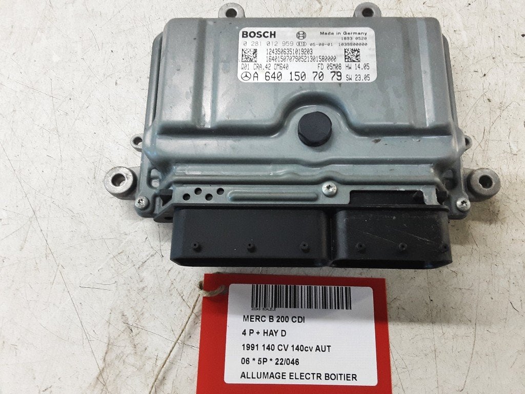 MODULE D ALLUMAGE Mercedes-Benz B (W245) (A6401507079), Mercedes-Benz, Mevr. I. Hauben, Utilisé, Rue de l'Espoir 34 34
4030  GRIVEGNÉE, BE