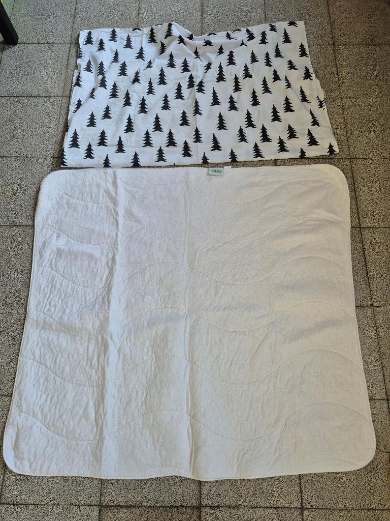 Hé Bamboo donsdeken met overtrek voor babybed, Kinderen en Baby's, Ophalen, Jongetje of Meisje, Wit, Deken of Dekbed