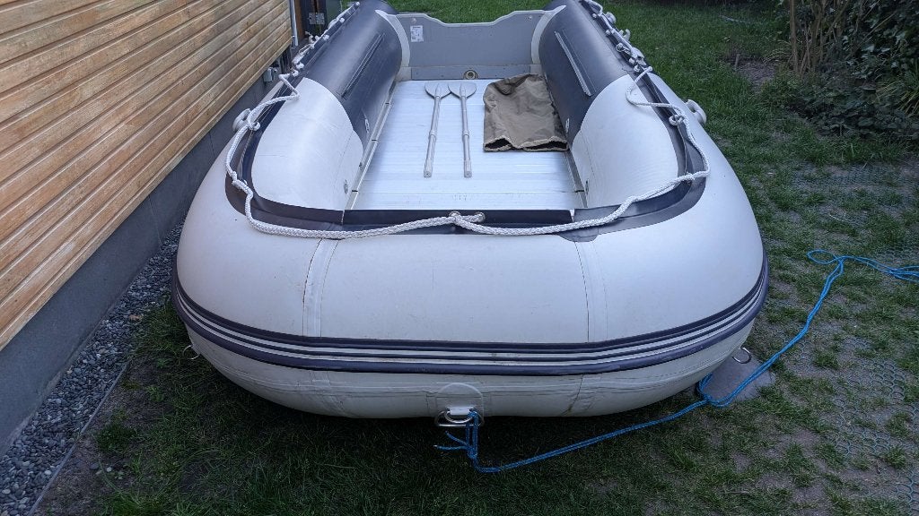 rubber boot, Aluminium, Gebruikt, 4 m, Peddels