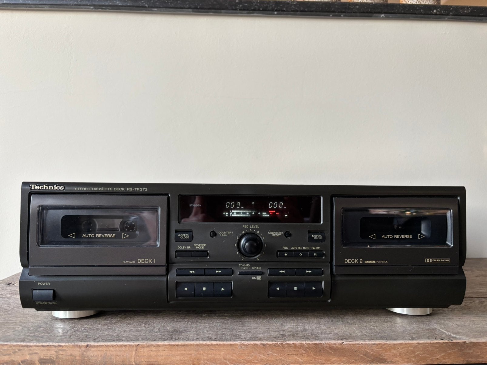 Technics cassette deck RS-TR373, Enlèvement