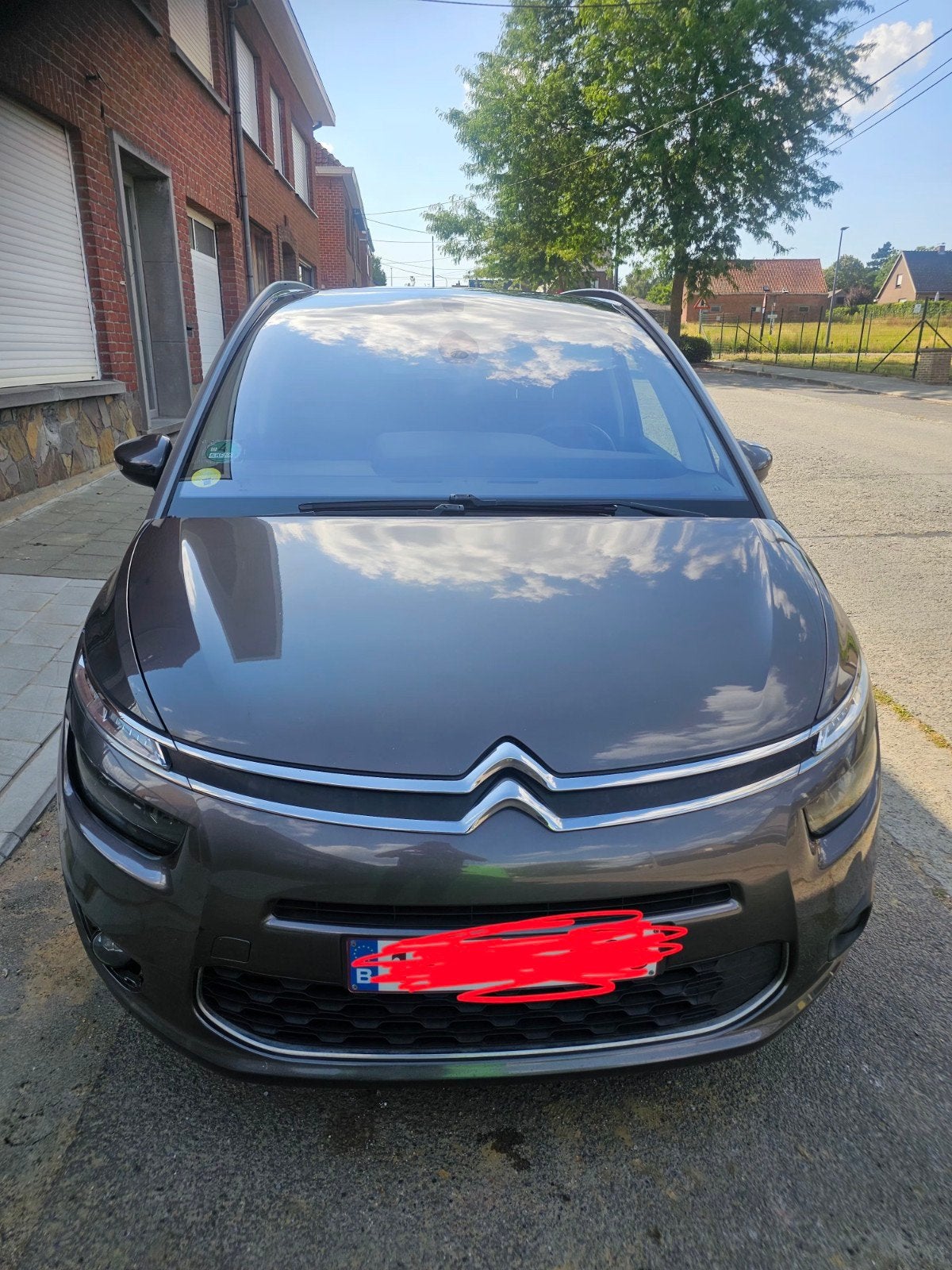 Citroen c4 grand picasso, Autos, Cuir, Argent ou Gris, Achat, Boîte manuelle