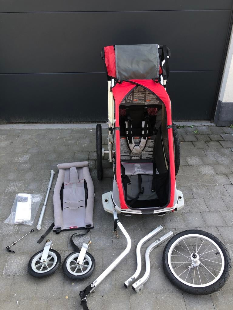 Chariot (Thule) 1 fietskar met alle toebehoren, Enlèvement, Comme neuf