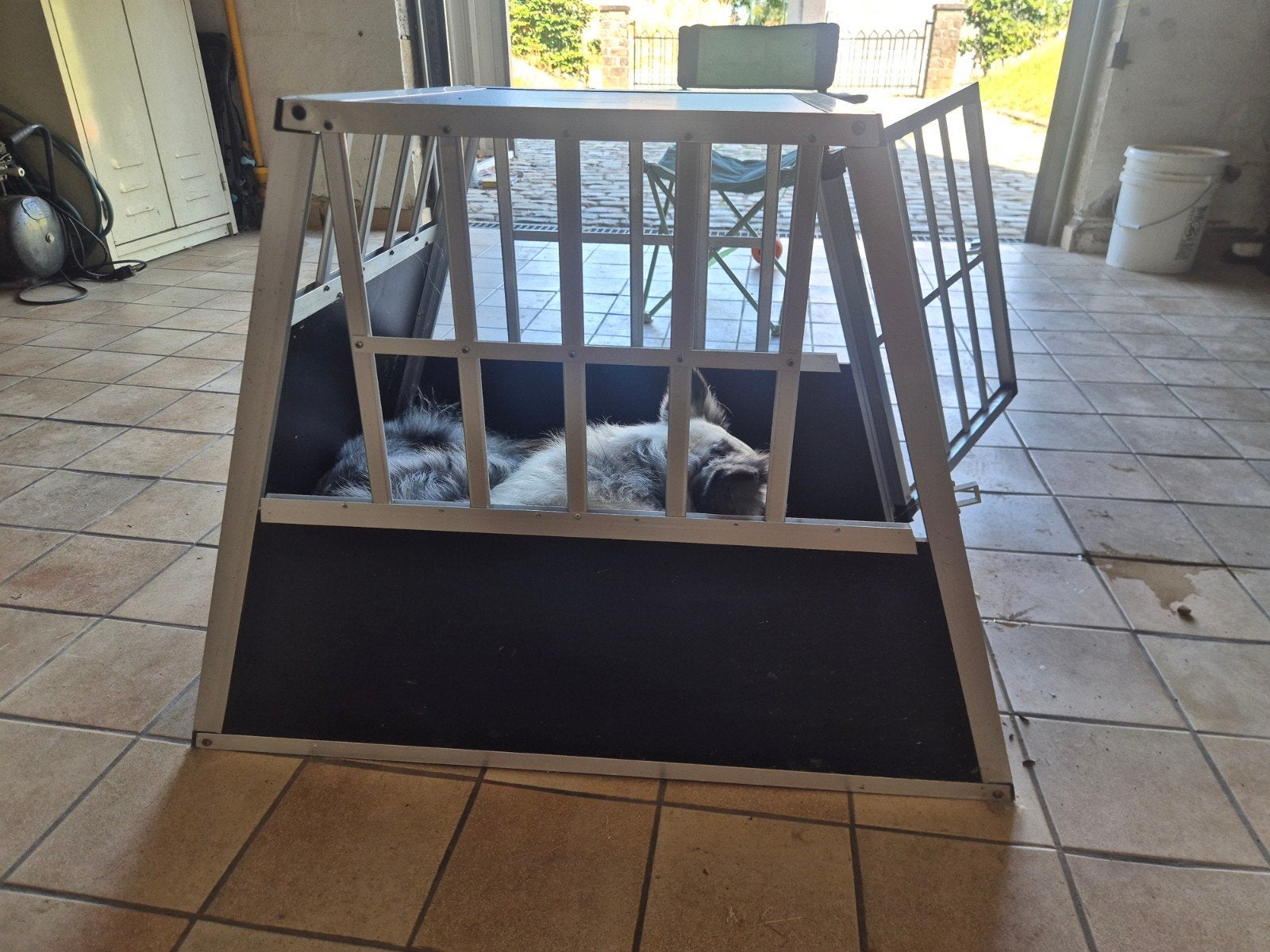 Cage pour chien, Dieren en Toebehoren, Hondenhokken, Ophalen, Hondenkennel, Gebruikt, 65 tot 100 cm