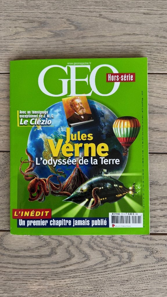 Geo magazine hors-série N 11 : Jules verne, Livres, Enlèvement ou Envoi, Comme neuf, Belgique