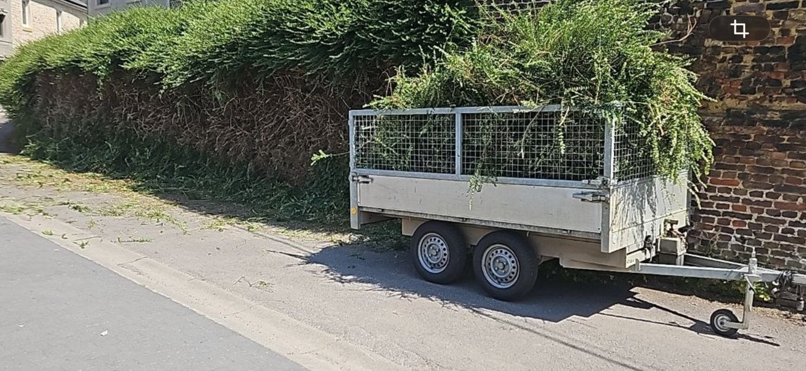 Entretien de  jardins, Enlèvement