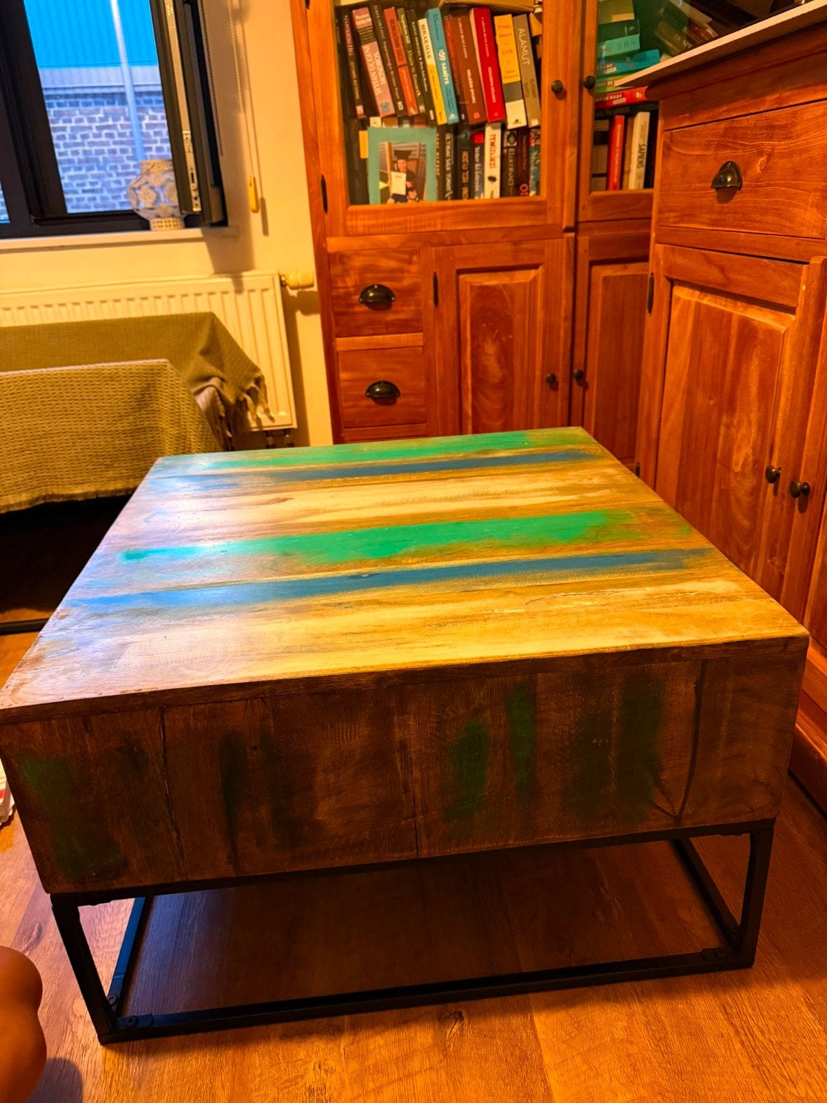 salontafel, Enlèvement, Métal
