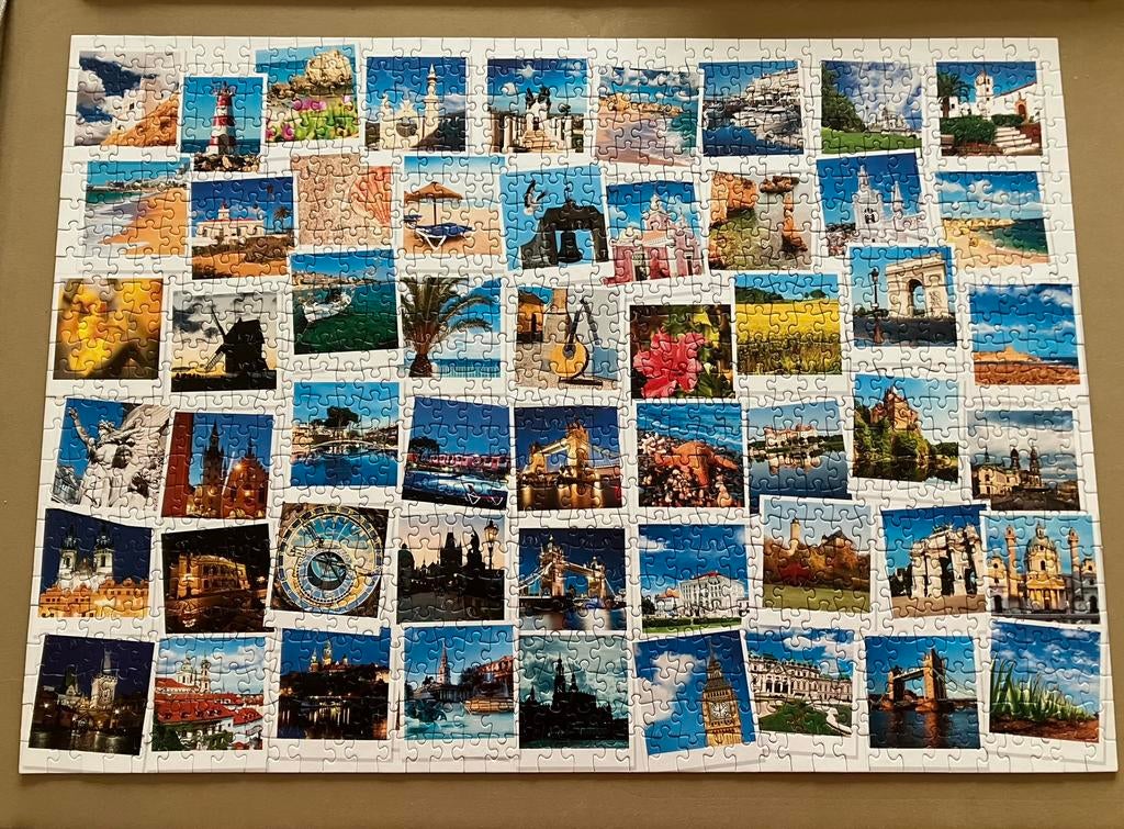 Puzzel 1000 stukken - Summer Holiday, Ophalen of Verzenden, 500 t/m 1500 stukjes, Zo goed als nieuw, Legpuzzel