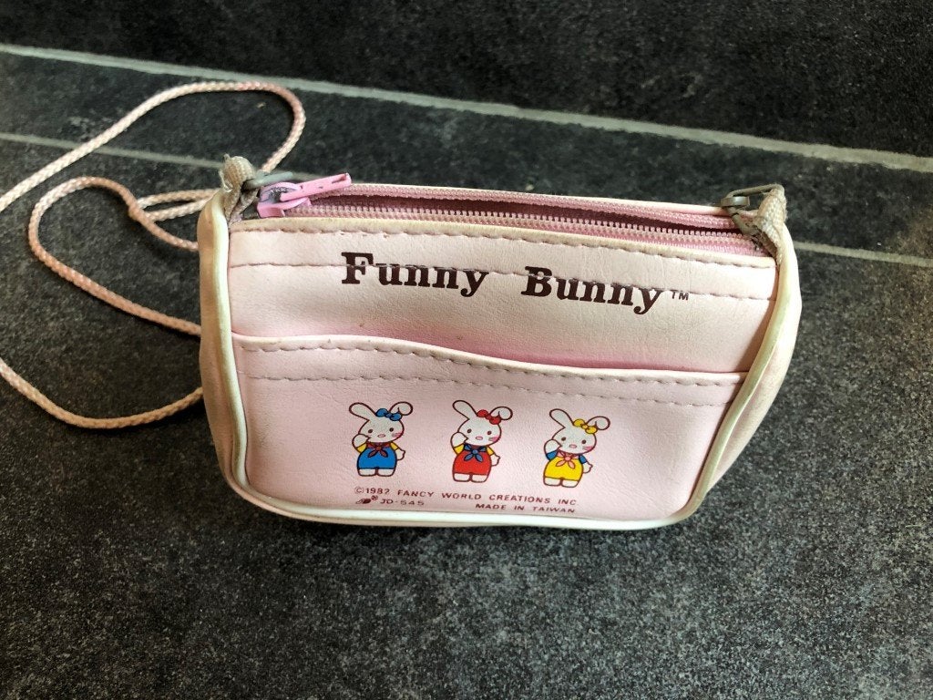 klein roos handtasje Funny Bunny, Kinderen en Baby's, Kindermode-accessoires, Ophalen of Verzenden