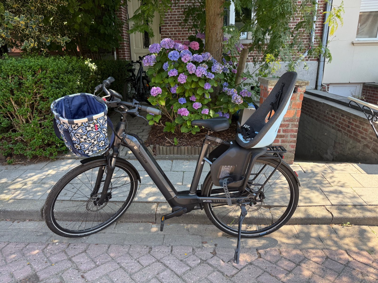 KETTLER QUADRIGA P5 BELT FL 625 Wh frame 55 inch, Fietsen en Brommers, Fietsen | Bakfietsen, Elektrisch, Zo goed als nieuw, Schijfrem