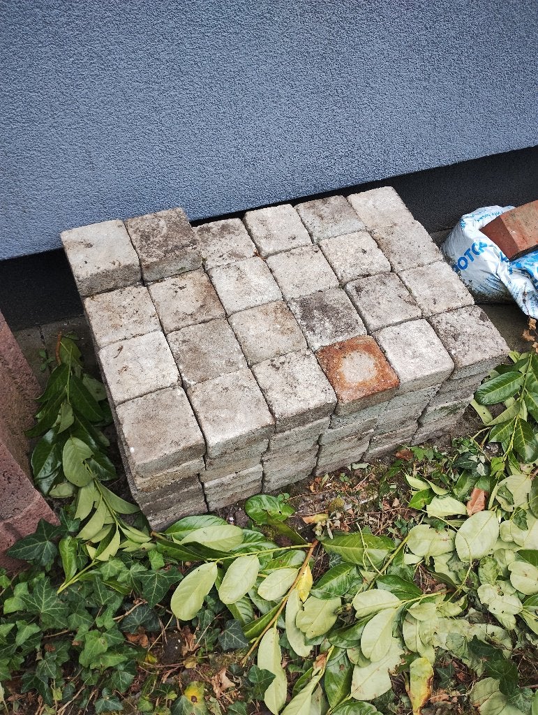 Gratis beton klinkers, Ophalen, Gebruikt, Beton, Klinkers