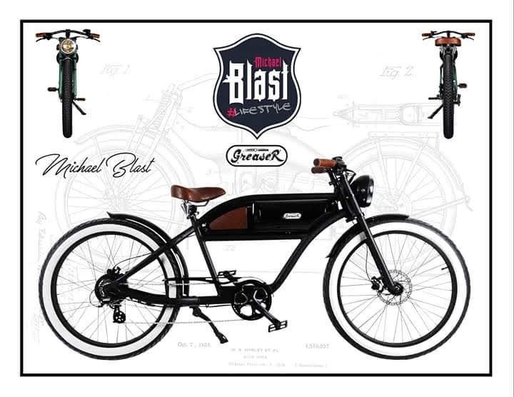 Coole Greaser E-bike te koop in goede staat, Fietsen en Brommers, Ophalen
