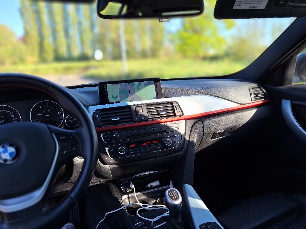 Bmw 320d 184ch de 2013, Auto's, BMW, Euro 5, Achterwielaandrijving, Zwart, Blauw