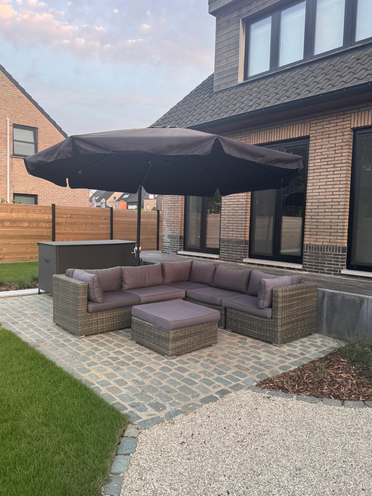 Loungeset compleet, Enlèvement, Utilisé, Sets de jardin