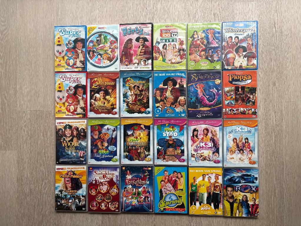 24 DVD's van Studio 100, Tous les âges, Enlèvement ou Envoi, Utilisé, TV fiction