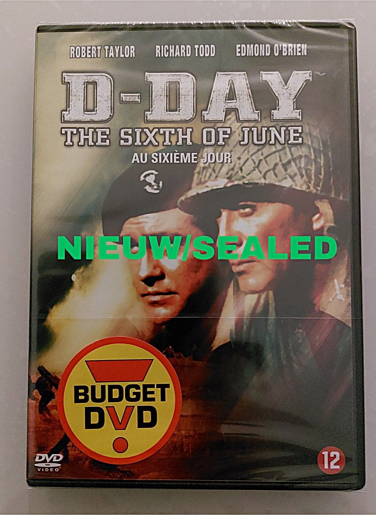 SPLINTERNIEUW IN FOLIE: D-Day The Sixth Of June(oorlogsfilm), CD & DVD, Enlèvement ou Envoi, Neuf, dans son emballage, Guerre
