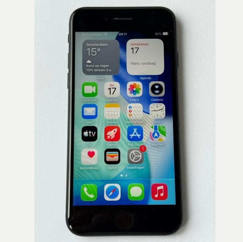 Apple iPhone SE (2020) – 64 GB, Telecommunicatie, Ophalen, 99 %, Zwart, Zo goed als nieuw